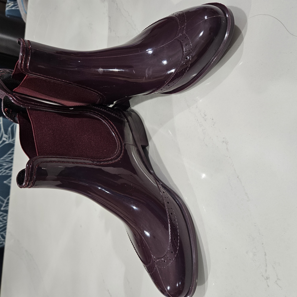 Banana Republic Burgundy Ankle Boots
